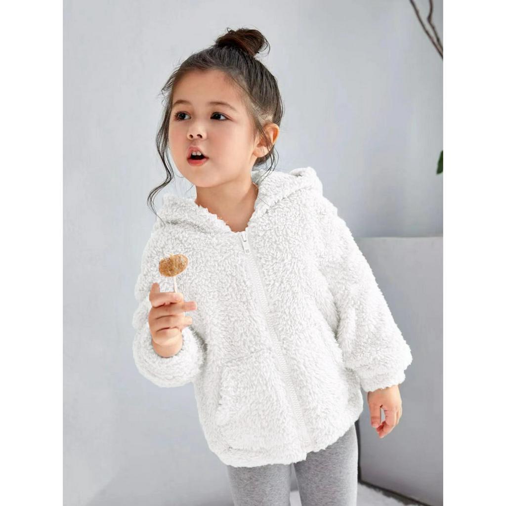 Blusa Casaco De Frio Infantil Pelinho Feminina Linda Shopee Brasil