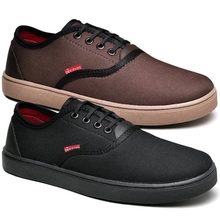 kit 2 Pares Tênis Masculino Dexshoes do 37 ao 46