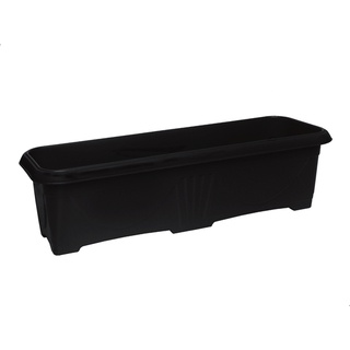 Floreira de Plastico Vaso Flor Tempero Jardim N°3 - Preto