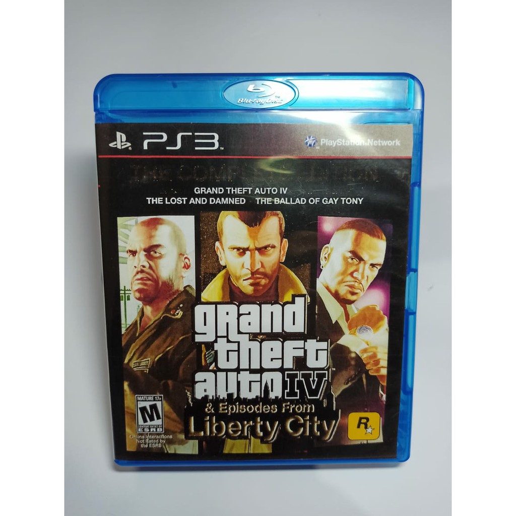 GTA 4 Grand Theft Auto IV Complete Edition PS3 Mídia Física Original