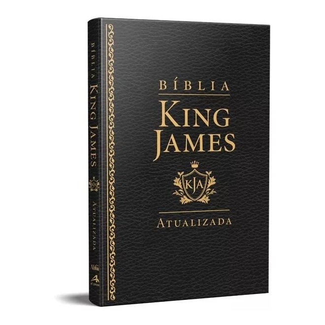 Bíblia King James Atualizada Slim Kja Preta Luxo