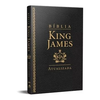 Bíblia King James Atualizada Slim Kja Preta Luxo