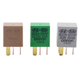 1PC Car Relé Violeta Para KIA 12V OMRON Verde/Ouro/Cinza Conjunto De Potência