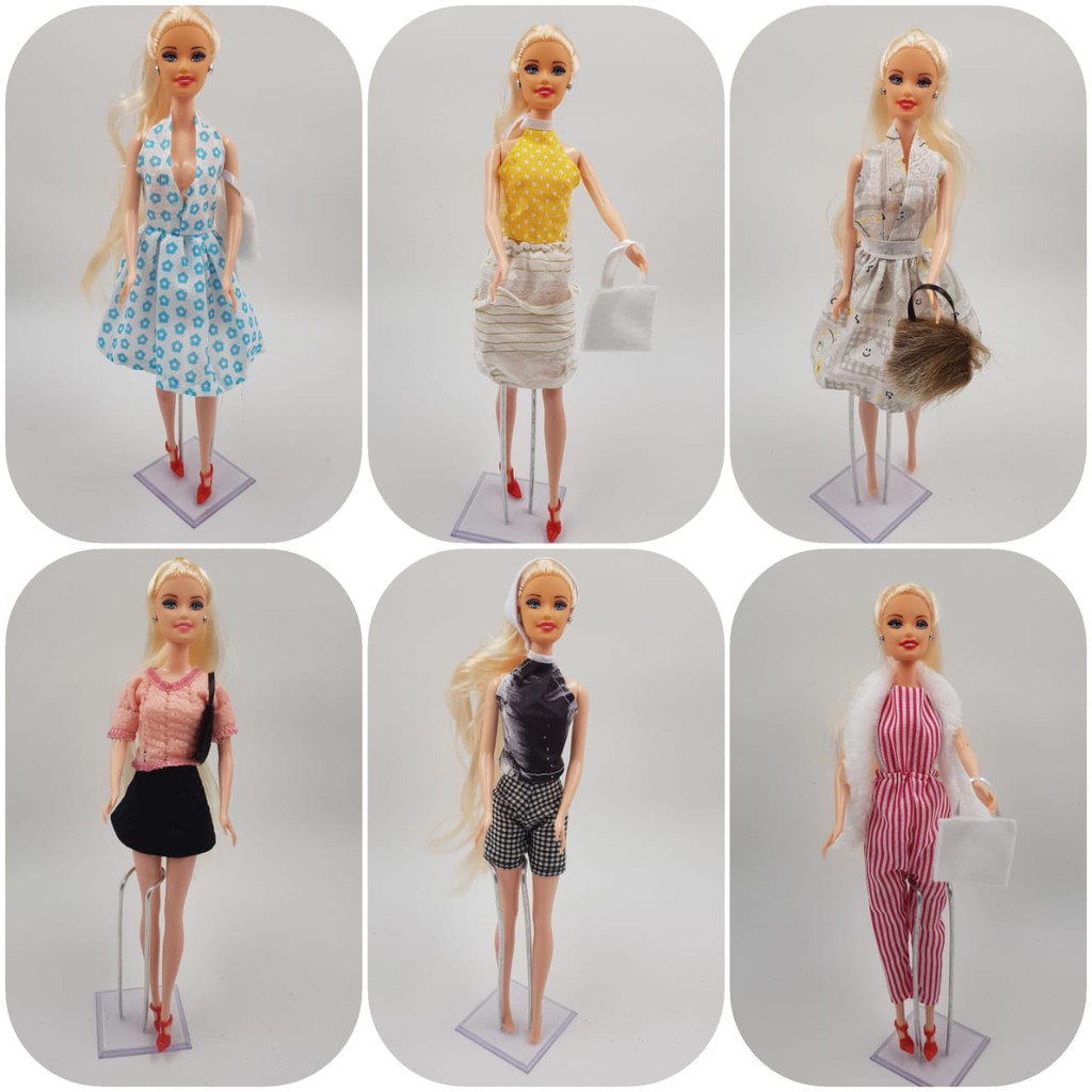 Kit 10 Roupas Roupinhas para boneca Barbie Luxo Capricho