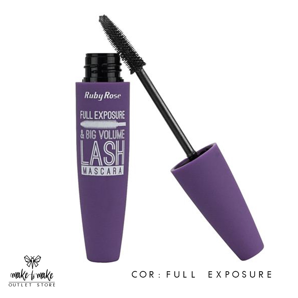 RÍMEL MÁSCARA PARA CÍLIOS FULL EXPOSURE - RUBY ROSE | Shopee Brasil