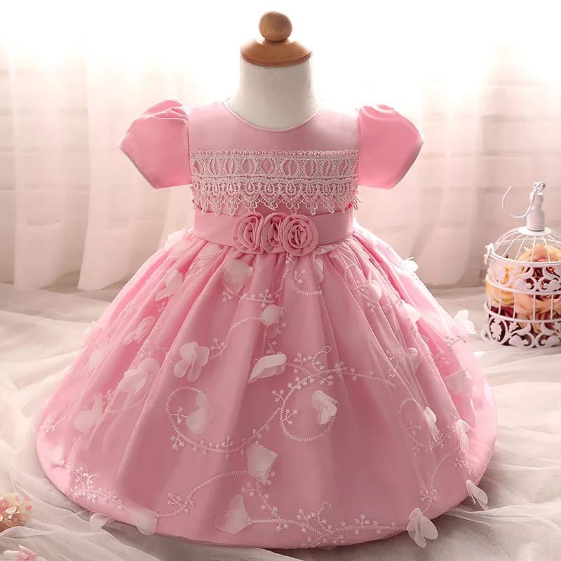 Vestido de batizado para bebe de hot sale 5 meses