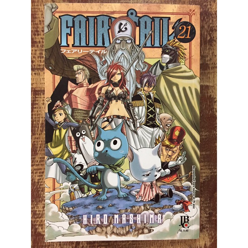 Mangá Fairy Tail Vol. 21 (Hiro Mashima) | Shopee Brasil