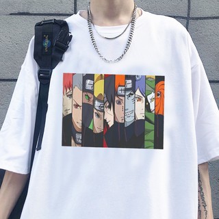 Camiseta masculina Naruto Anime Olhos Desenho otaku Camisa Blusa Branca  Estampada