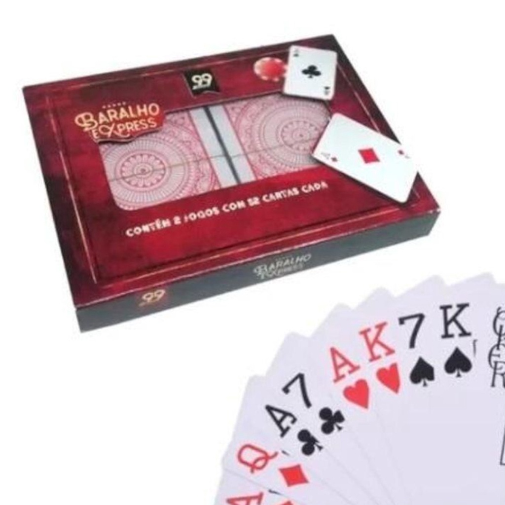 Jogo de Canastra com 104 Cartas