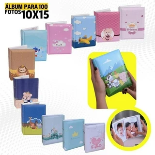 Álbum fotográfico para 100 fotos 10x15 Bebê Adulto Infantil em Oferta na Shopee