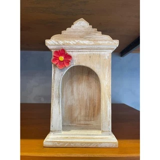 Capela Oratório em Madeira Patinada - Rústica Artesanal