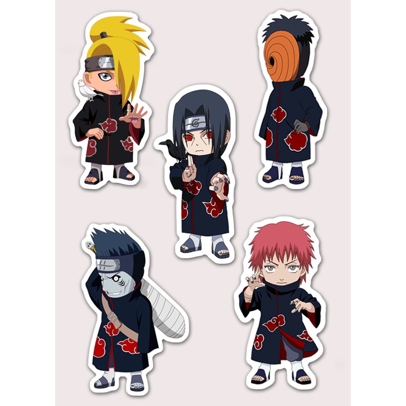 Cortador Biscoito Naruto Akatsuki Anime Desenho Nuvem 5.0 Cm