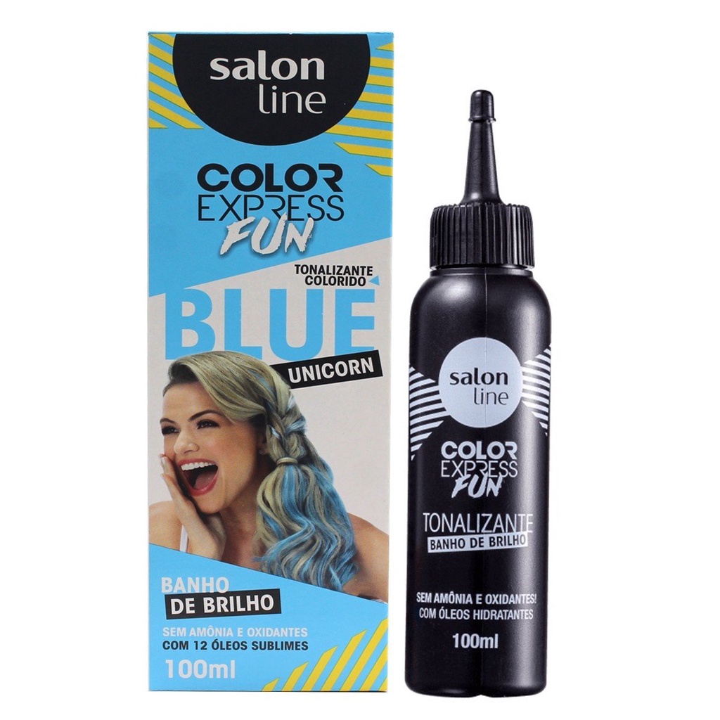 Salon Line Color Express Fun bLUE unicorn 100ml tonalizante colorido ...