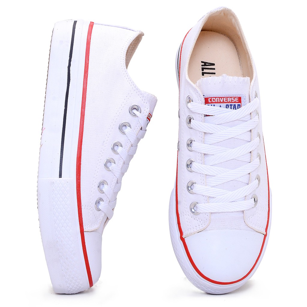 All Star Branco Cano Alto Feminino e Masculino - Kepucce Shoes