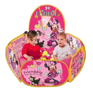 Piscina De Bolinhas Minnie Com Cesta De Basquete 100 Bolinhas - Zippy Toys