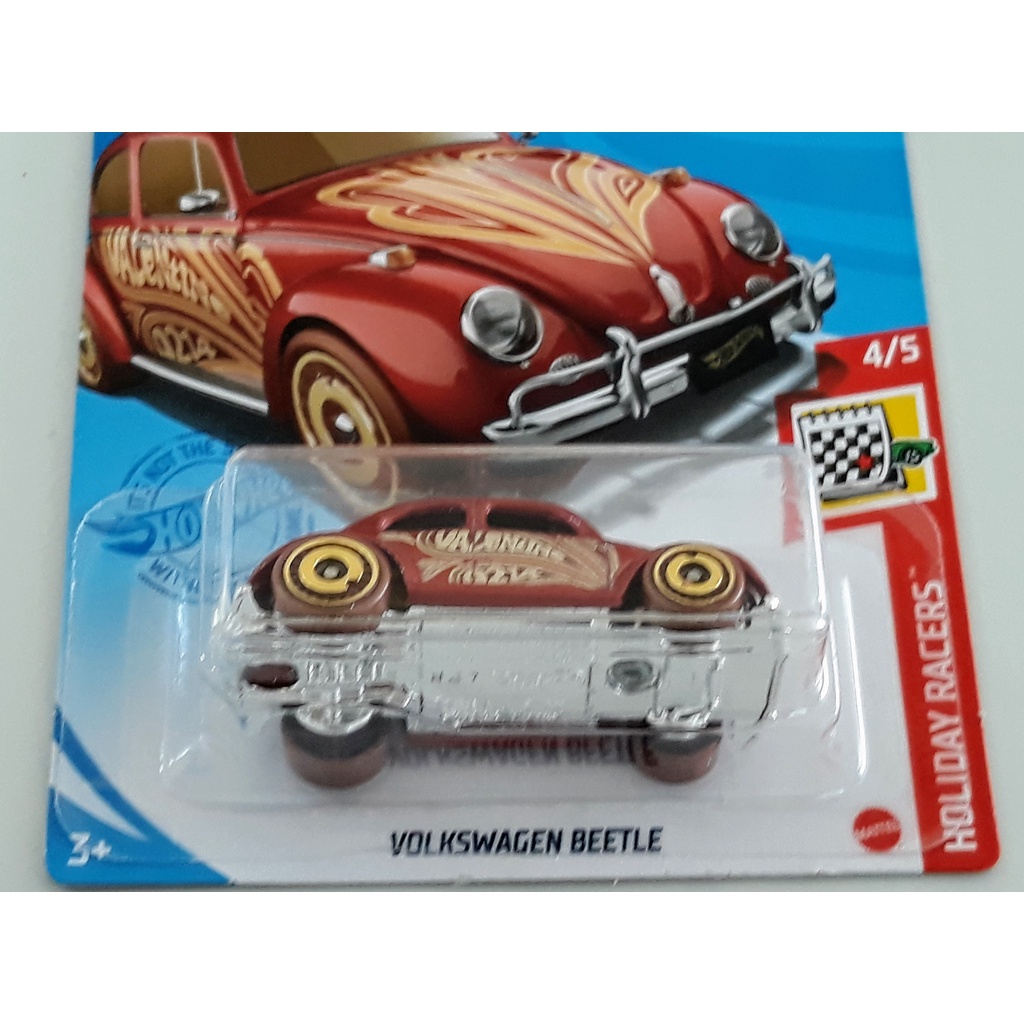 ミニカー HOTWHEELSホットウィール 1/64 HOLIDAY ■ VOLKSWAGEN RACERS BEETLE