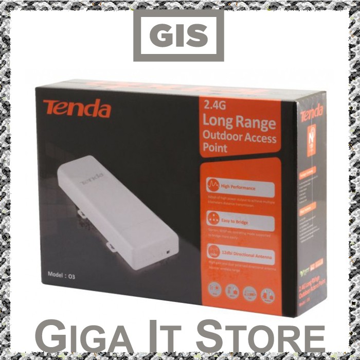 Tenda O3 Ponto Ao Ar Livre Sem Fio Para Router Ponto 5km Extender 2 ...