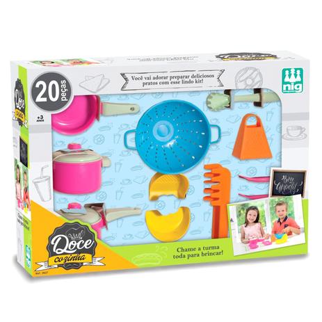 Cozinha Infantil Barbie C/ Panelinhas + Roupa Completa Jogo