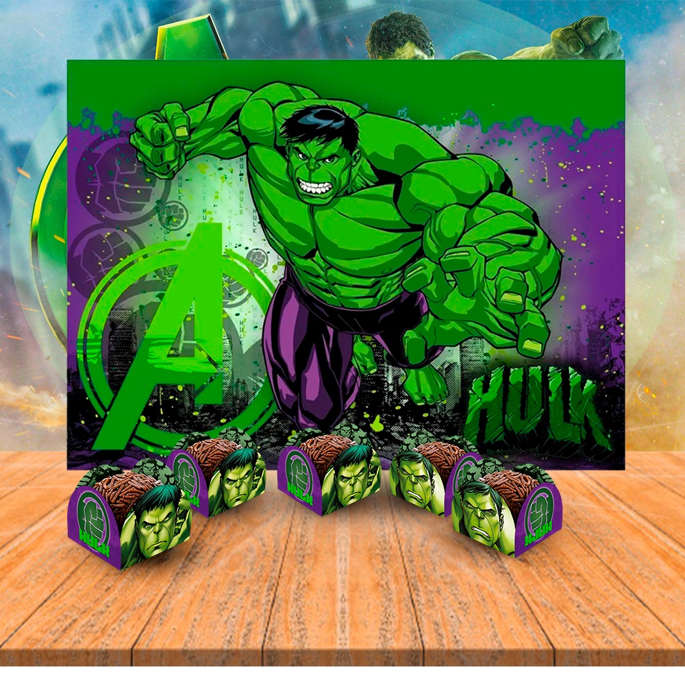 Kit Festa Fácil Hulk Decoração Aniversário