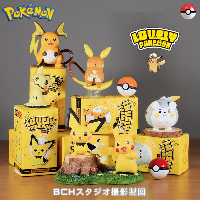 Pack de Evolução Pokémon - Pichu, Pikachu e Raichu - Select - Jazwares