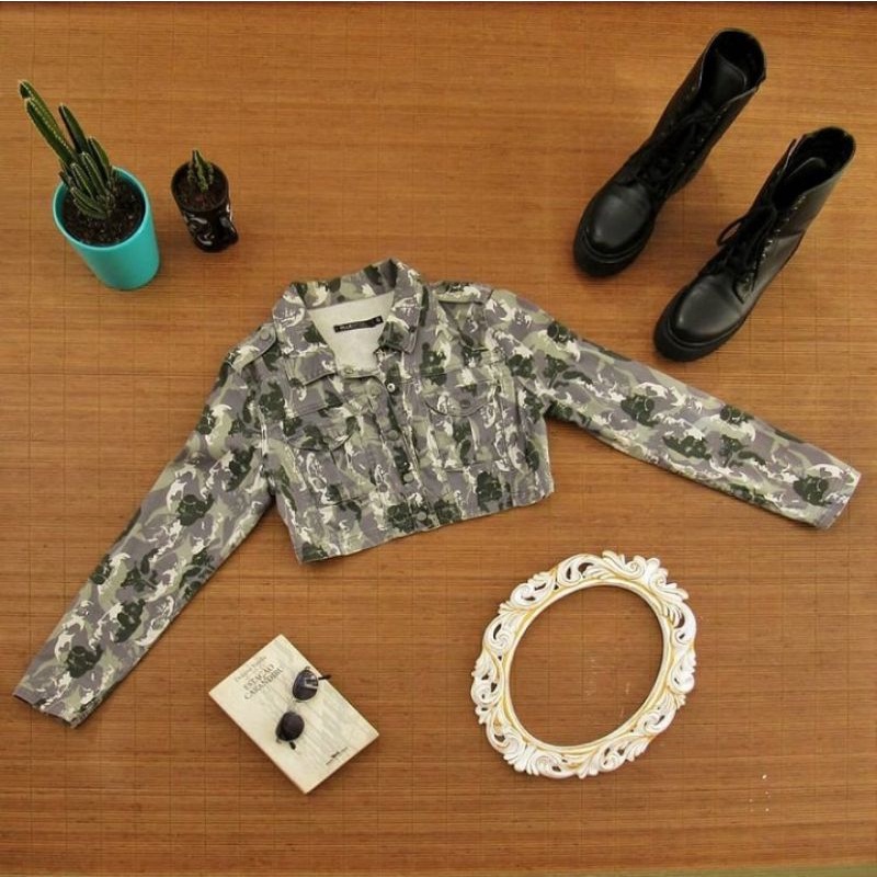 Jaqueta camuflada blue store steel