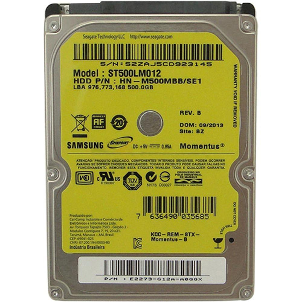 Hd 500gb Sata Notebook Philco 14i-b744w8