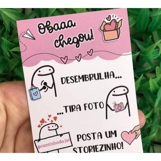 Cartão agradecimento Flork