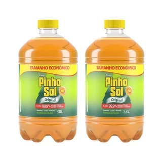 Kit com 2 Desinfetante Pinho Sol Original 3,8L cada em Oferta na Shopee