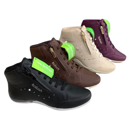 Tenis cano best sale longo feminino kolosh