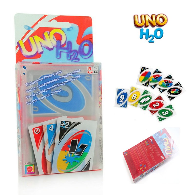 Cartas UNO H2O To Go, Jogos cartas criança