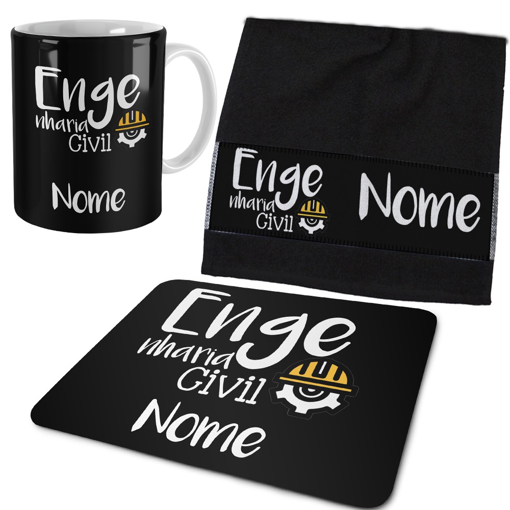 kit personalizado para presente engenharia civil | Shopee Brasil