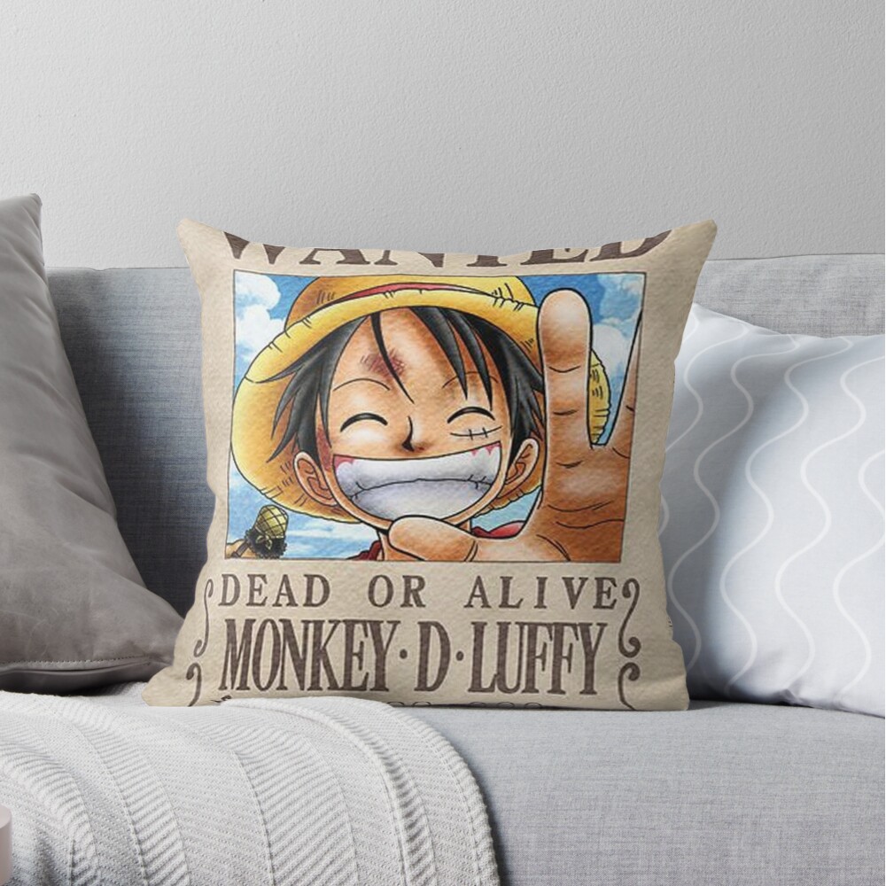 Capa de almofada One Piece anime Piratas do Chapeu de palha M01