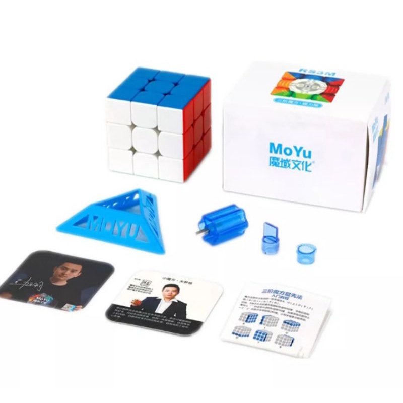 Cubo Mágico Magnético Profissional MoYu Rs3m stickerless em