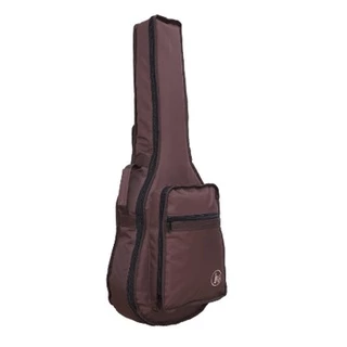 Capa Violao Folk Extra Luxo - Bolso Cargo - Marrom- Nylon600