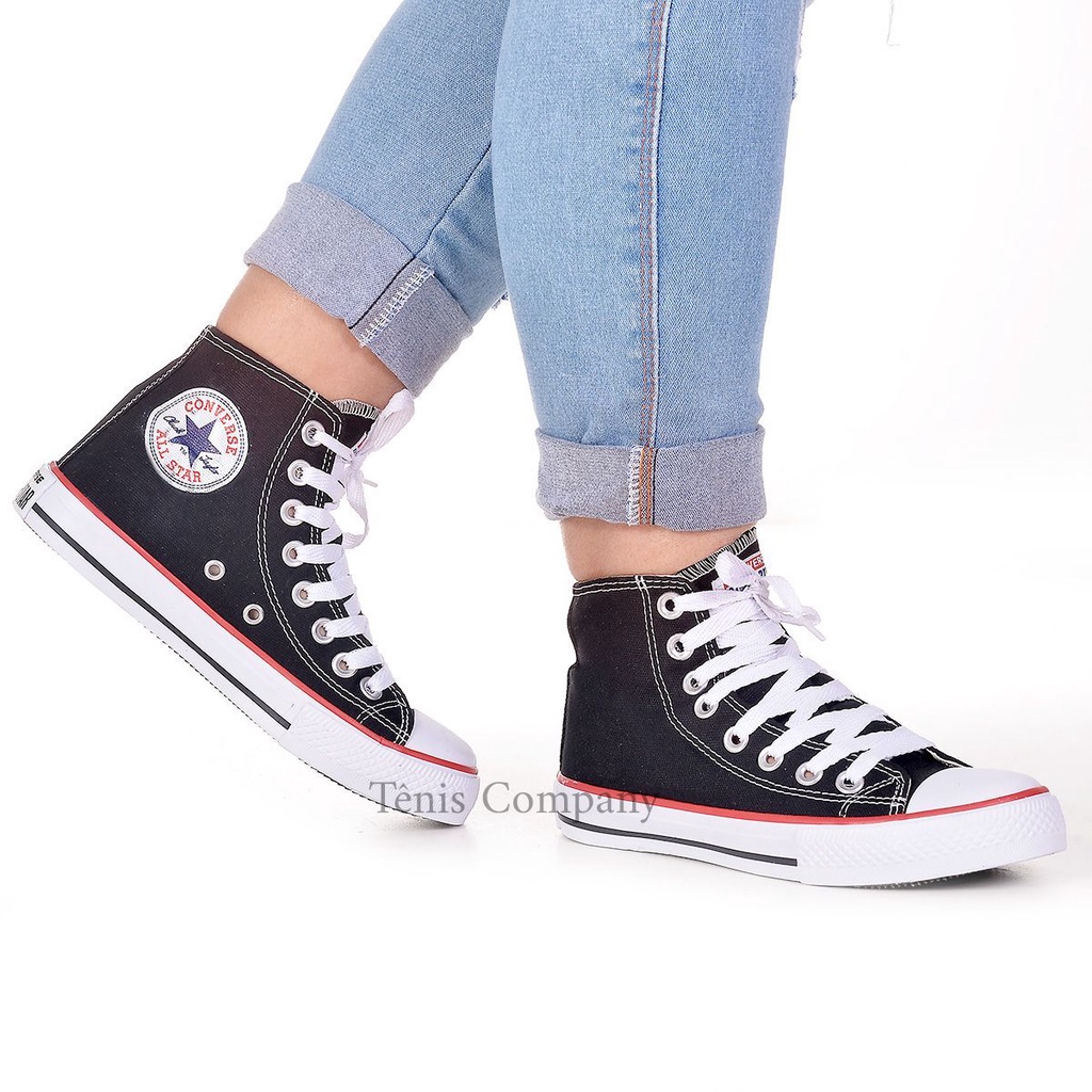 Tênis Chuck Taylor All Star Botinha Flor Bordada Preto converse - Tênis Chuck  Taylor All Star Botinha Flor Bordada Preto converse - CONVERSE