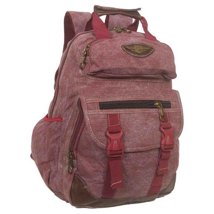 Bolsa Mochila Kvn JA011 100% Lona, Esporte, escolar feminina