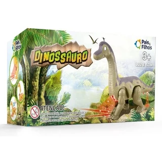 Dinossauro Braquiossauro Com Som E Luz 19016 - Pais E Filhos