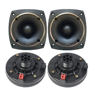 Kit 2 Twiter 150wrms Super Tweeter Automotivo + 2 Driver Corneteira 150wrms