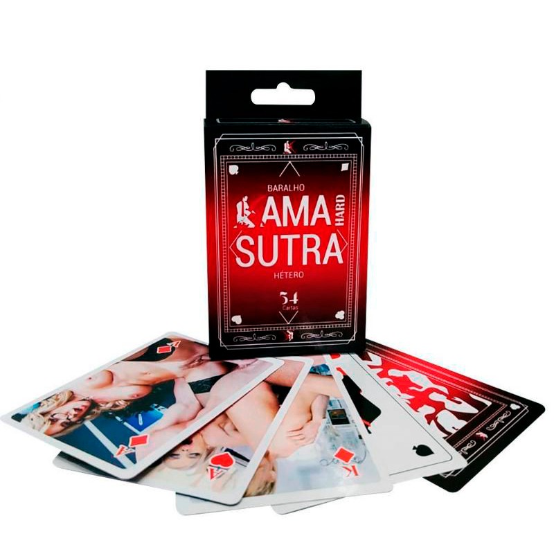 Baralho Kama Sutra 54 Cartas Hétero Novas Posições Brincadeiras Intensa Maior Prazer 6527