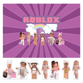 Kit Display De Mesa Festa Infantil Roblox Feminino - Escorrega o Preço