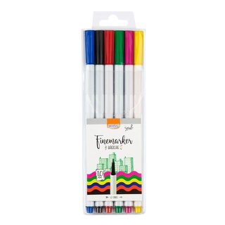 Caneta Hidrográfica Finemarker BRW Básicas 1.0mm c/ 6 unds