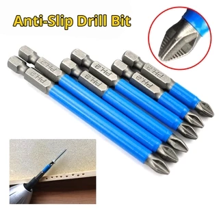 7Pcs Jogo De Bits De Chave De Fenda , Magnética Antiderrapante , PH2 Phillips Padrão 25mm-150mm
