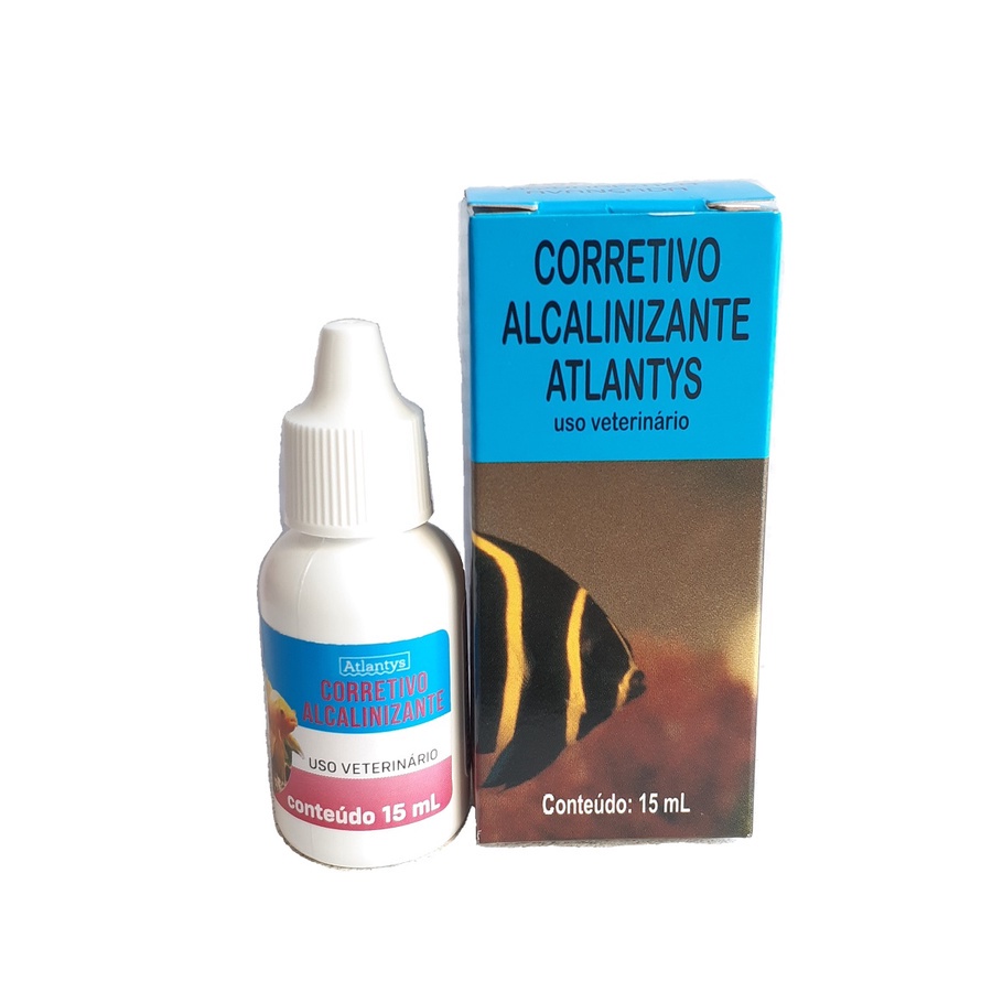 Atlantys Corretivo Alcalinizante Ph Aquários Peixes 15ml