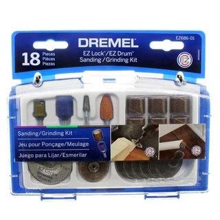 Kit EZ Lock para Micro Retífica Dremel com 18 Peças Referência EZ686-01 DREMEL