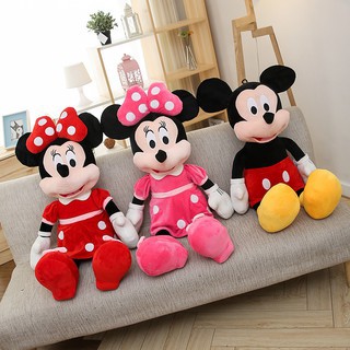 Boneca De Pelúcia Mickey Ou minnie Mouse Plush De 40cm Para O Natal De Aniversário 1pcs/lot