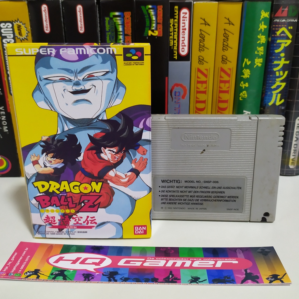 Dragon Ball Z Super Gokuden Kakusei-Hen - Mini Box do Jogo (Super Nintendo)