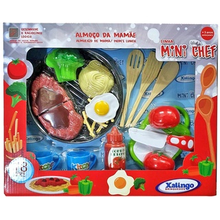 Comidinha de Brinquedo Mini Chef Almoço da Mamãe Xalingo
