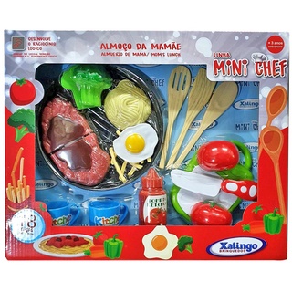 Conjunto Cozinha e Comidinha - Mini Chef - Saudável - Xalingo