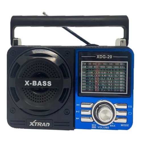 radioboy Rádio Retrô Vintage AM FM com entrada Aux P2 Pen Drive MP3 Usb XDG