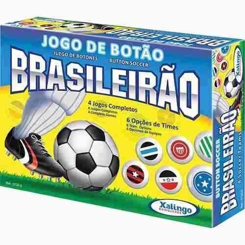 JOGO FUTEBOL DE BOTAO CARTELA COM 05 - Top Brasil Presentes